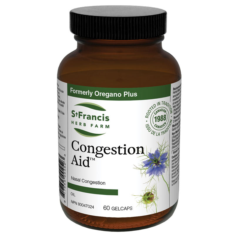 St. Francis Herb Farm Congestion Aid 60 Capsules