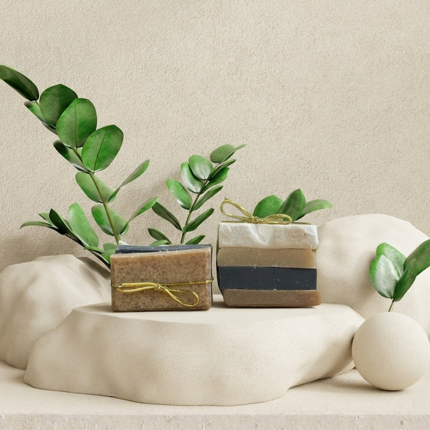 Assorted Unscented Soap Stack
