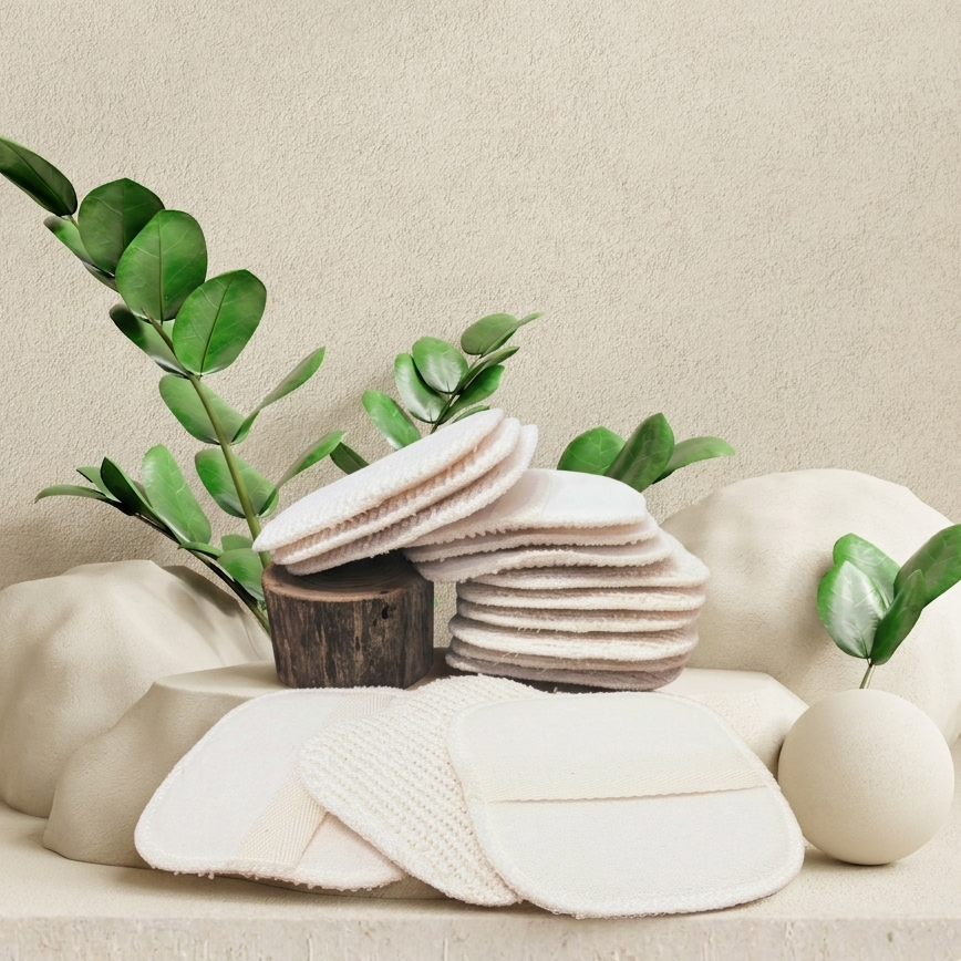 Bamboo Ramie Wash Pads (Set of 3)