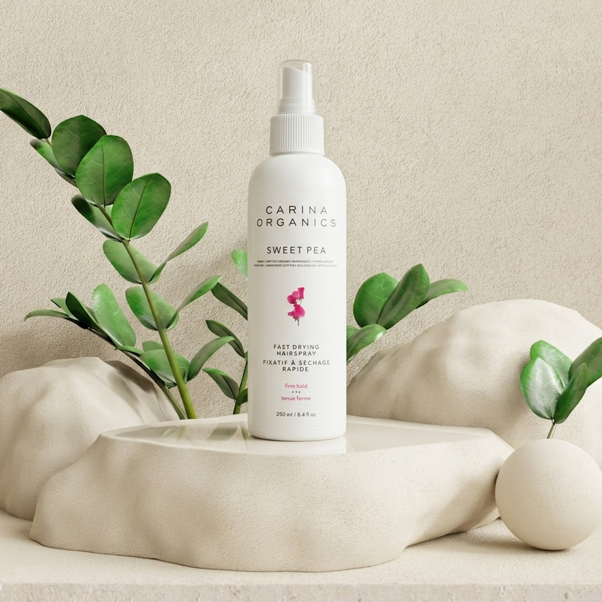 Sweet Pea Fast Drying Hairspray Carina Organics