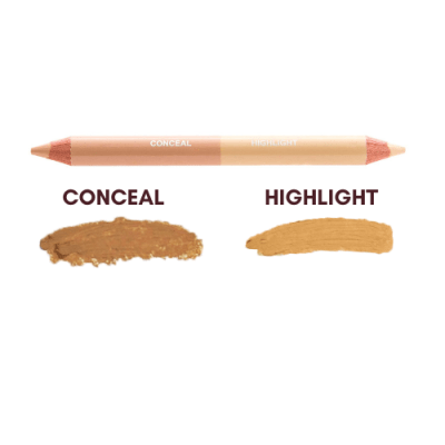 Concealer/Highlighter Pencil - Natural Duo