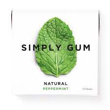 Simply Gum Peppermint Natural Gum 