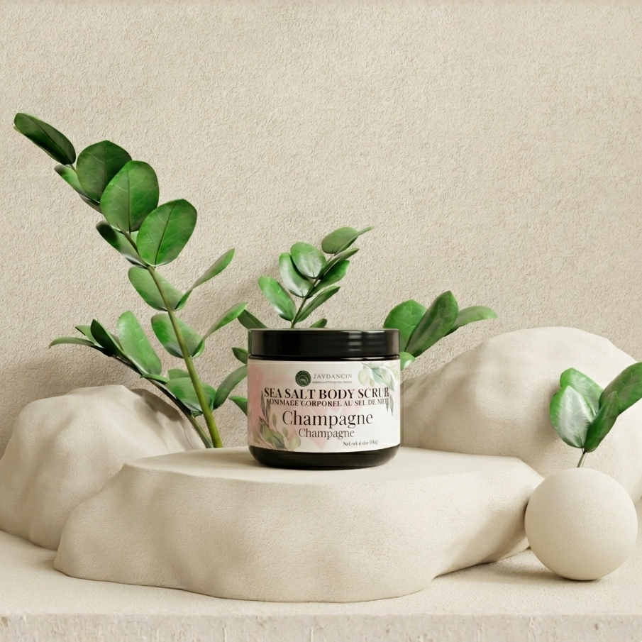 Champagne Sea Salt Body Scrub