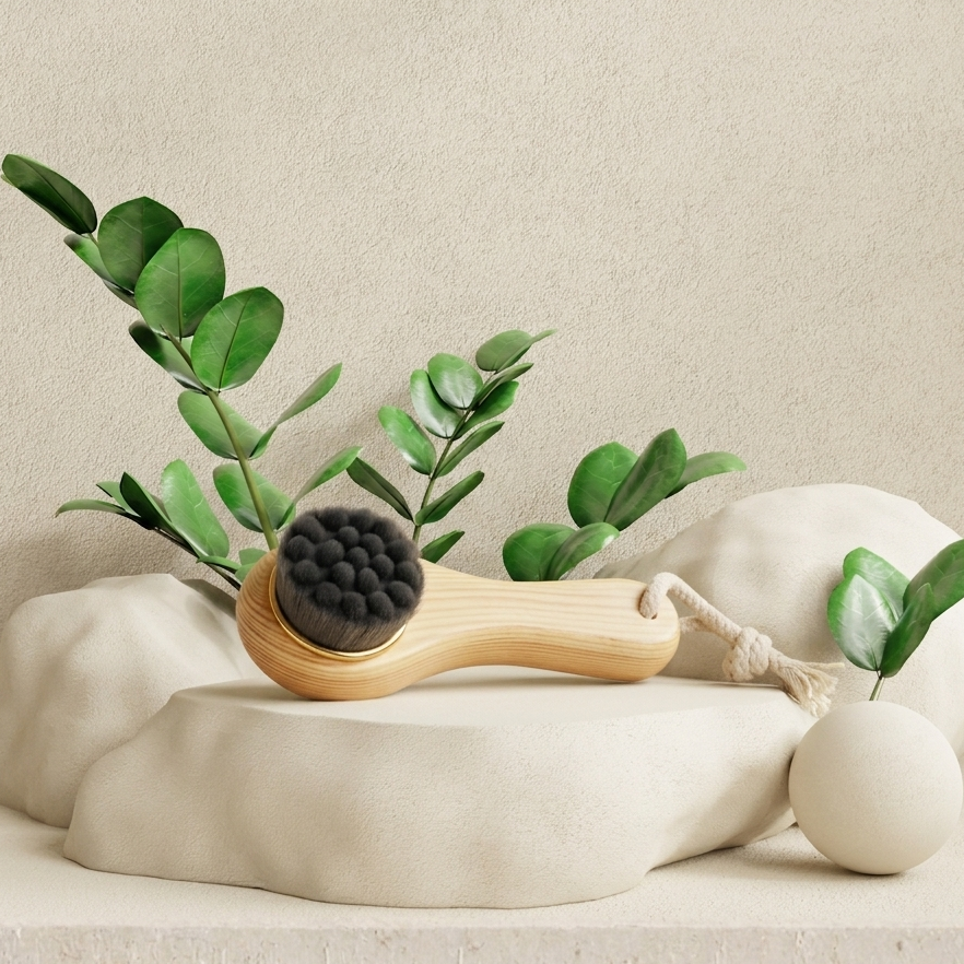 Facial Brush: Bamboo Charcoal