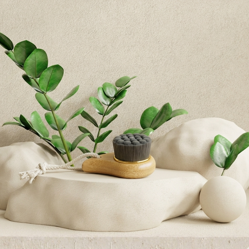 Facial Brush: Bamboo Charcoal