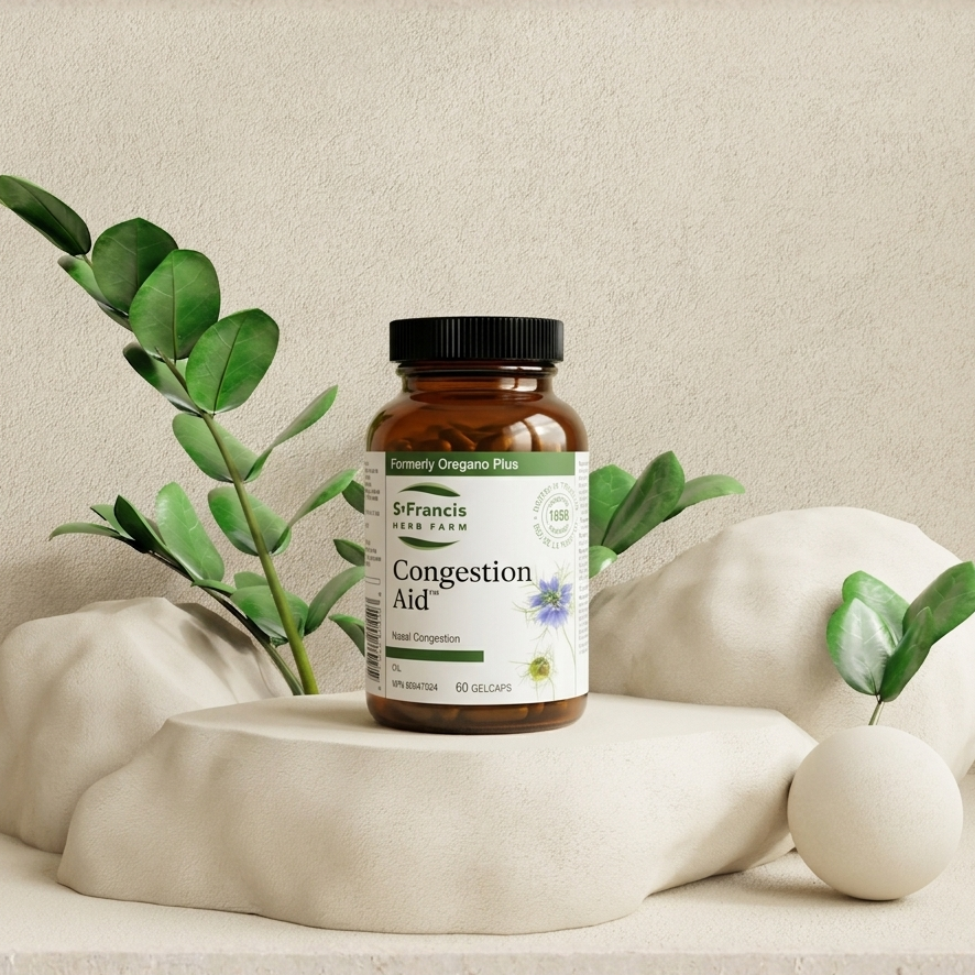 St. Francis Herb Farm Congestion Aid 60 Capsules
