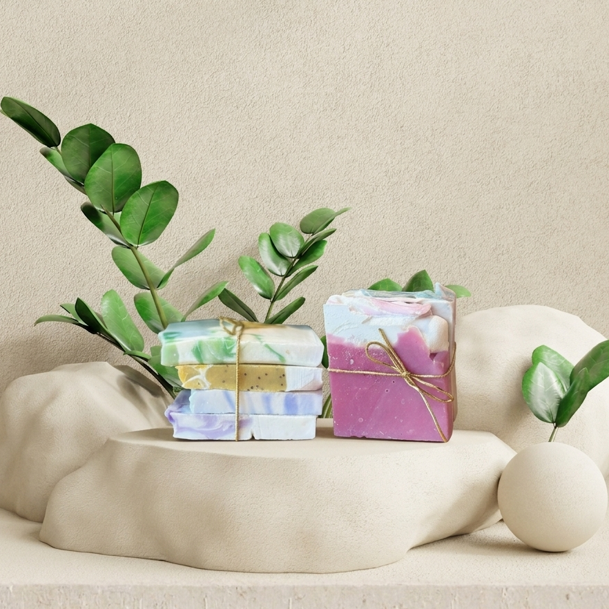 Scented Assorted Soap Stack