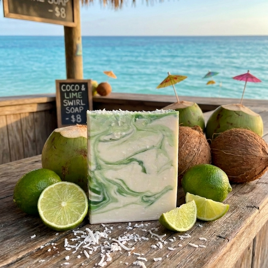 Lime Coconut Bar Soap