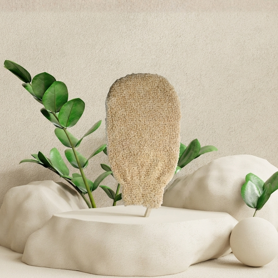 Jute Bath Mitt